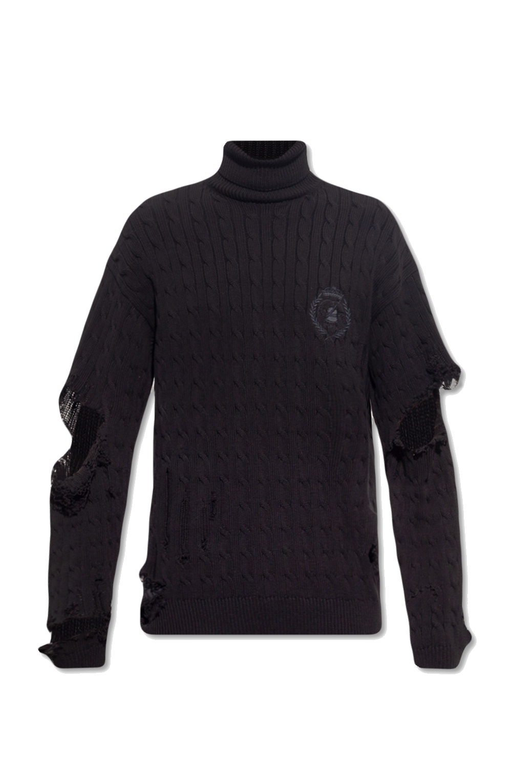 Black Turtleneck sweater with logo Balenciaga - Vitkac Canada